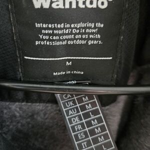 Wantdo Men's Black Puffer Jacket